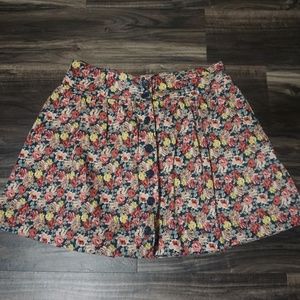 Floral Print Skirt